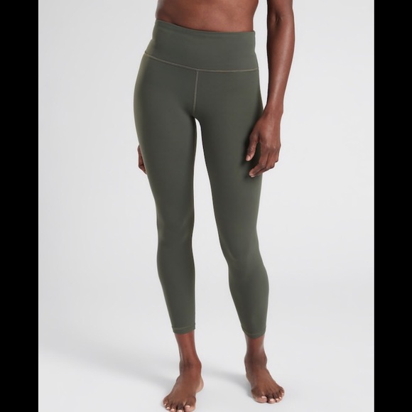 athleta olive green leggings